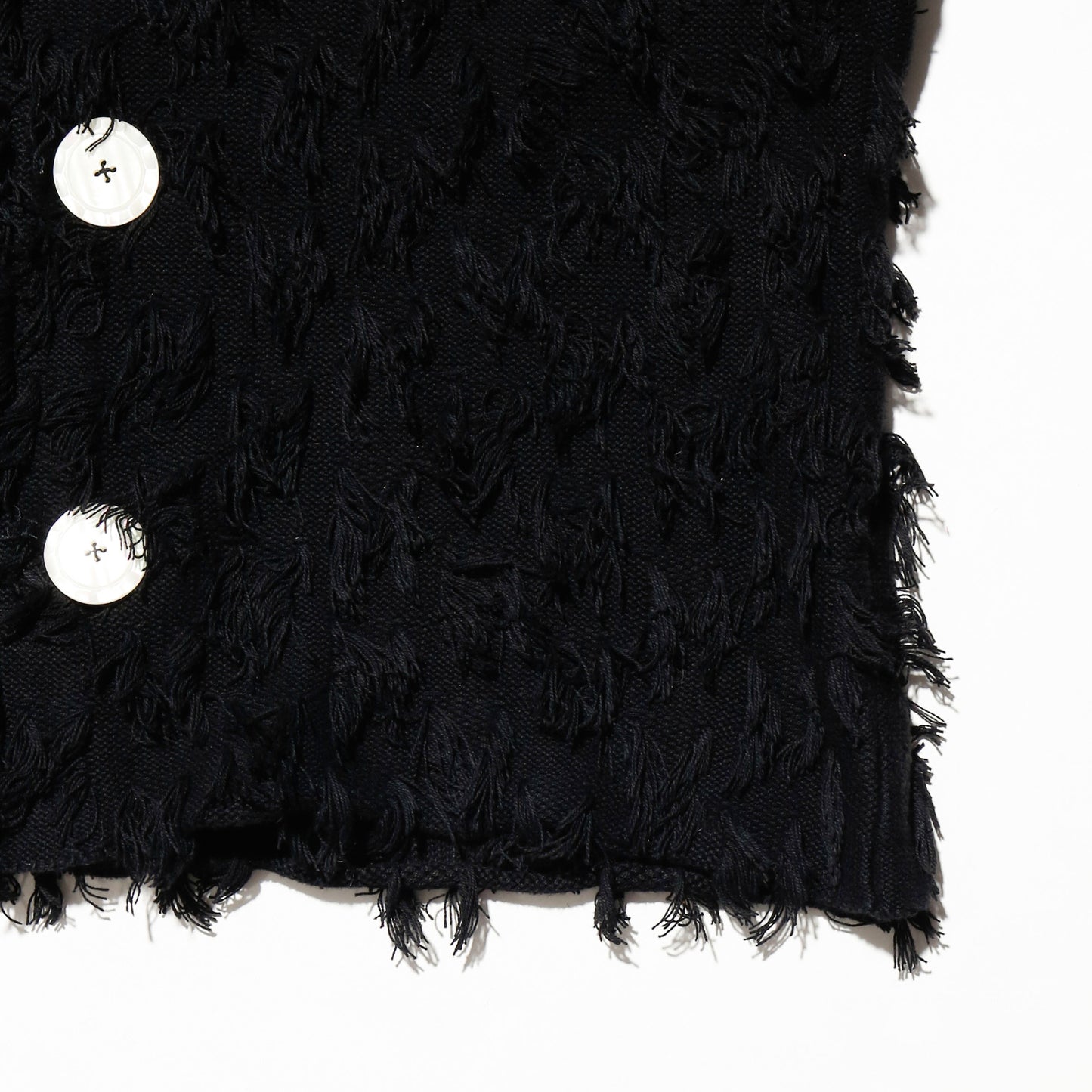 vintage wide fuzzy knit jacket