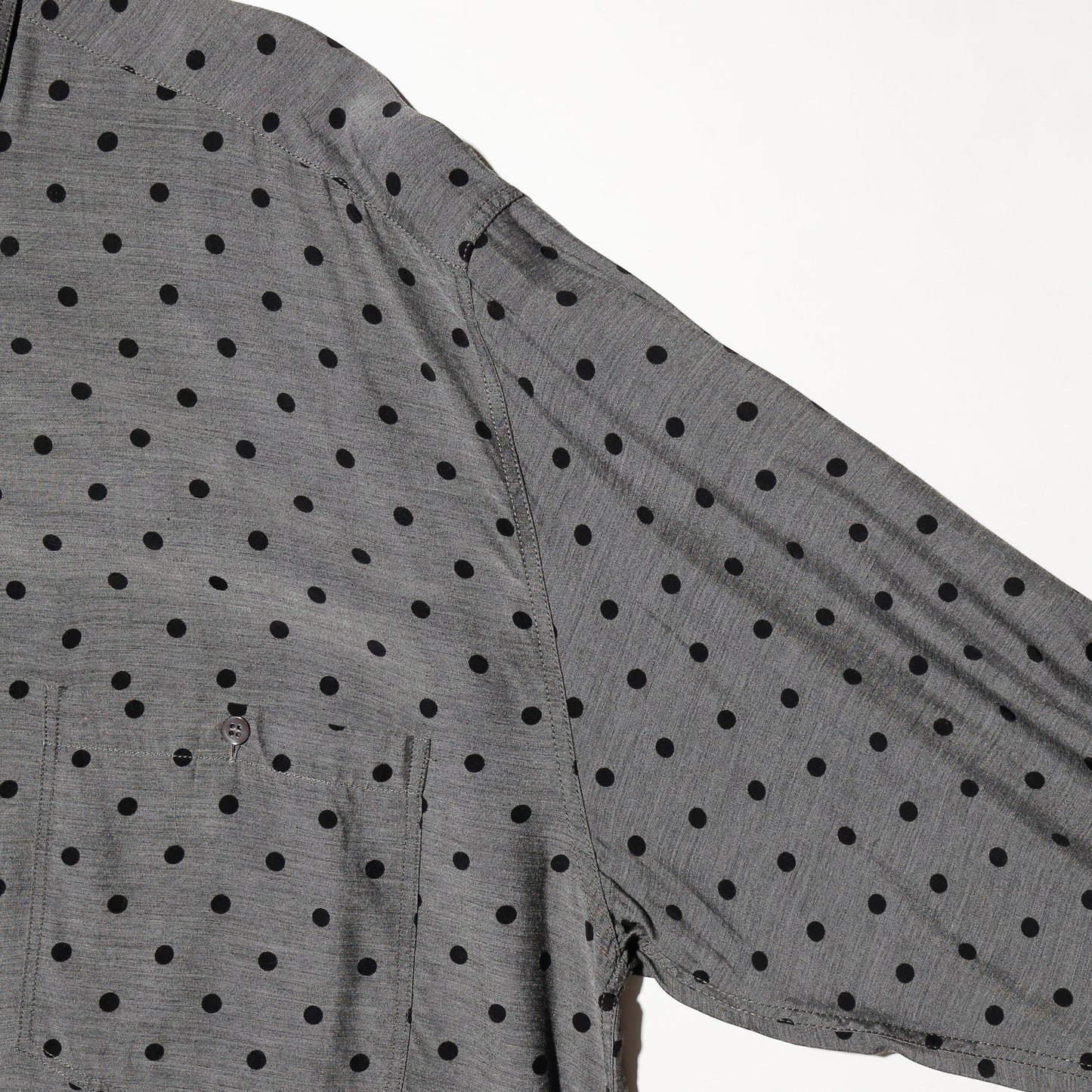 vintage euro dots rayon shirt