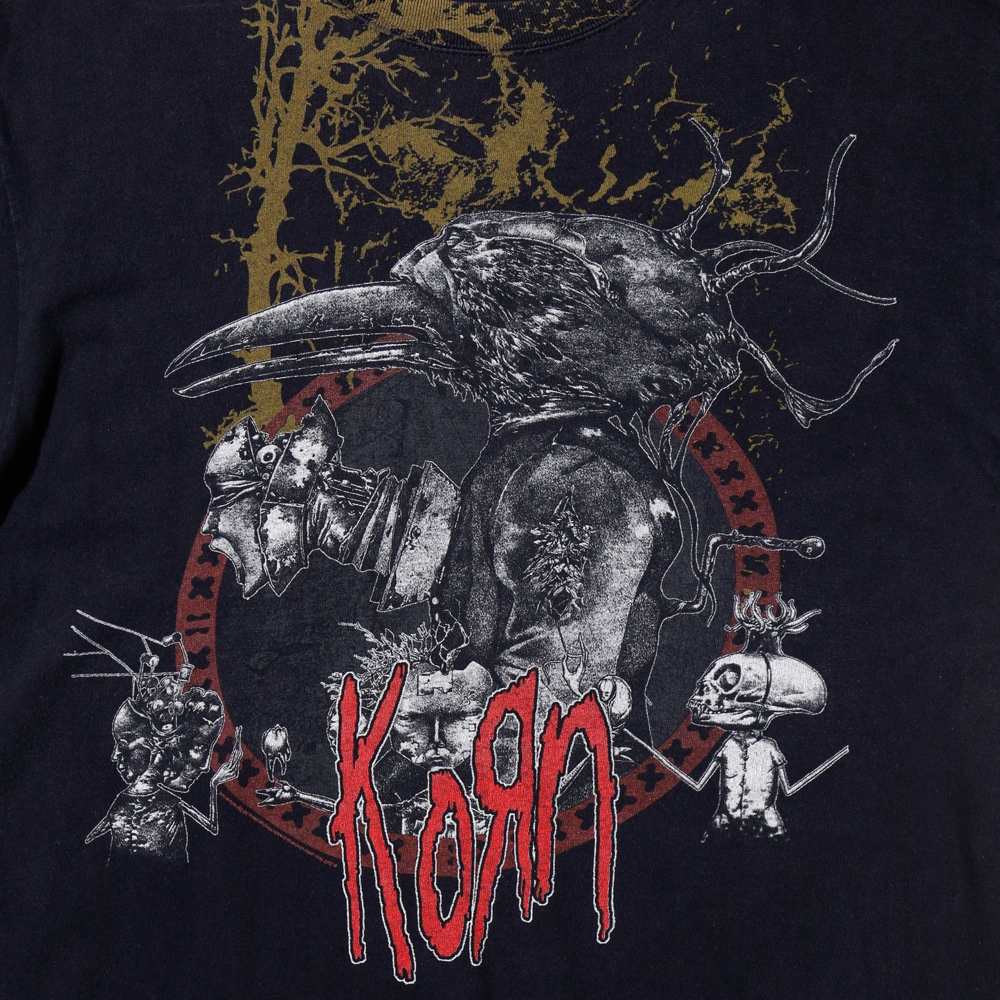 vintage 2007's korn untitled tour t-shirt