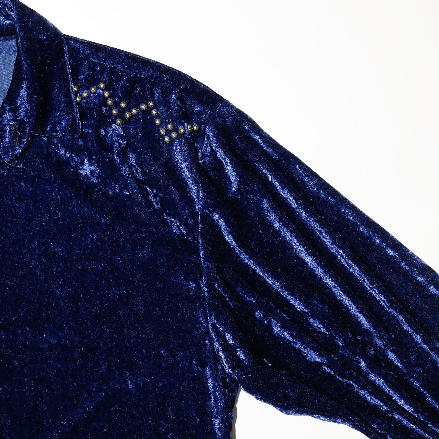 vintage studs velvet shirt