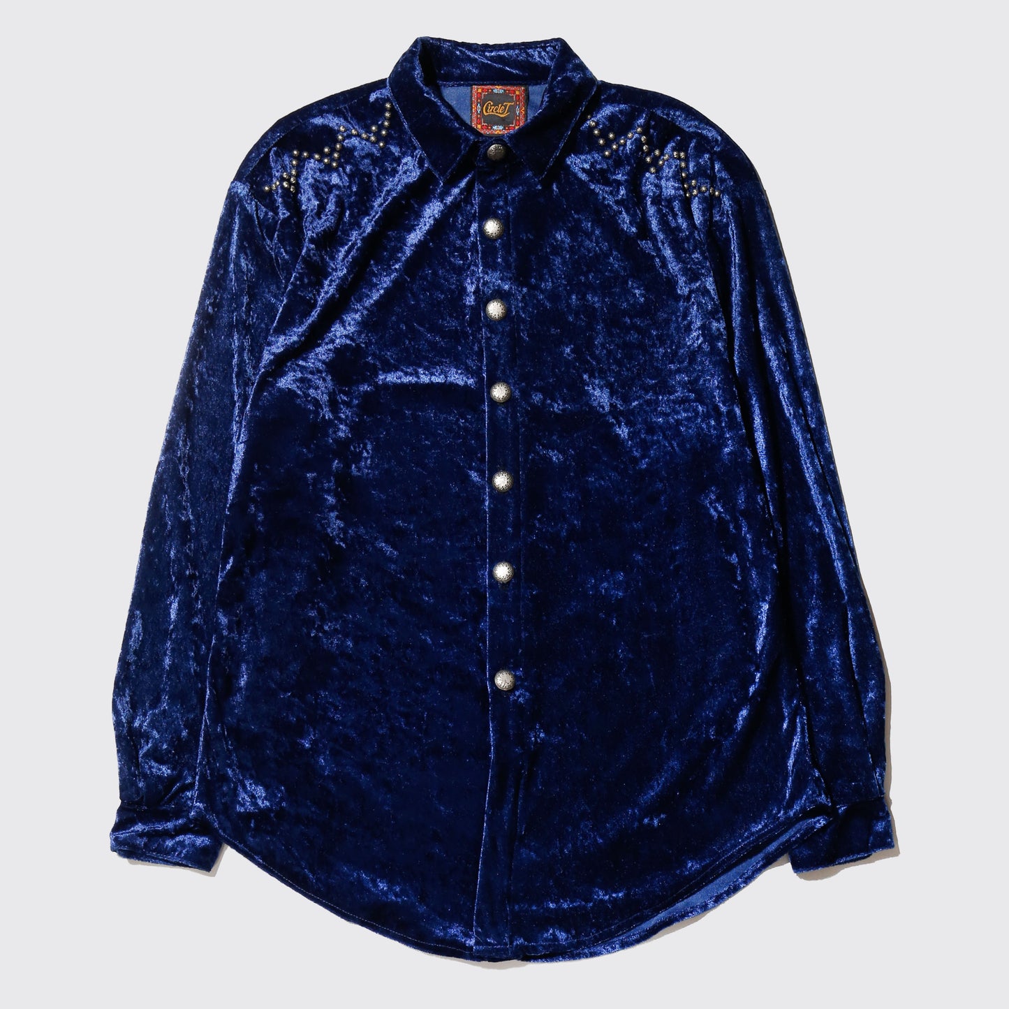 vintage studs velvet shirt