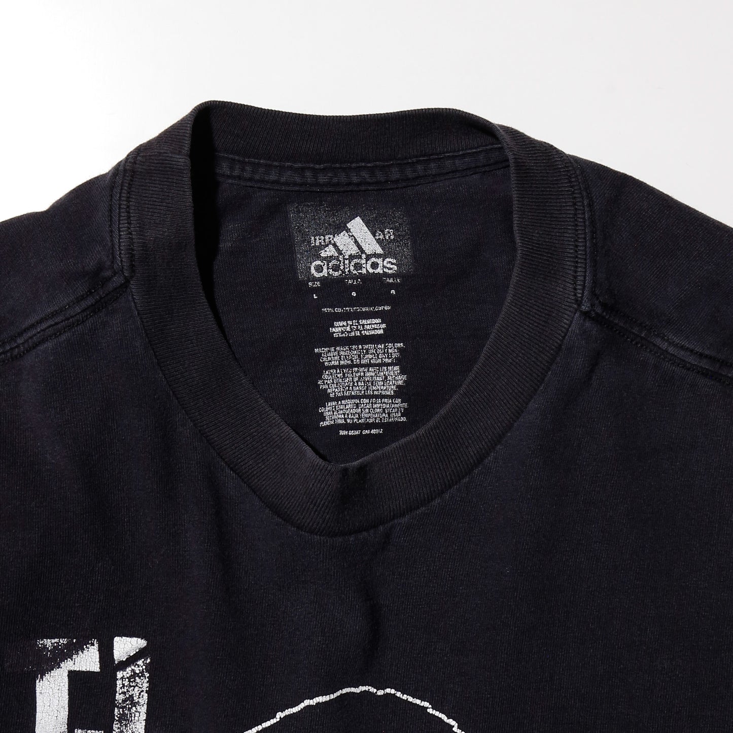 vintage 2008's TI "live your life" tour t-shirt, body-adidas