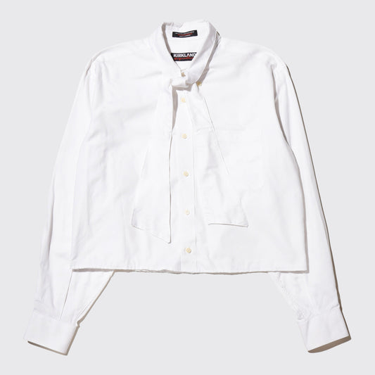 *one-off cropped bowtie shirt