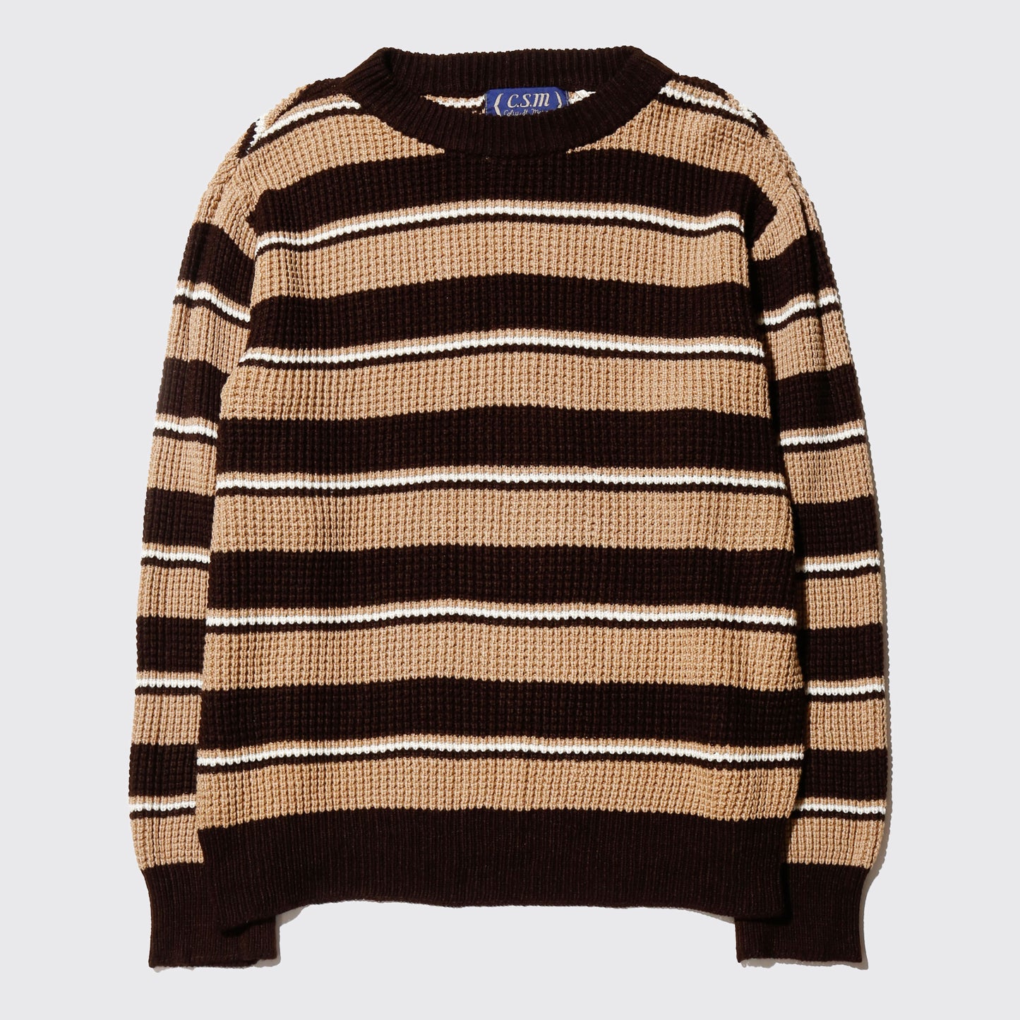 vintage waffle border sweater