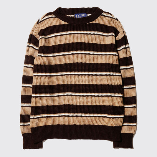 vintage waffle border sweater