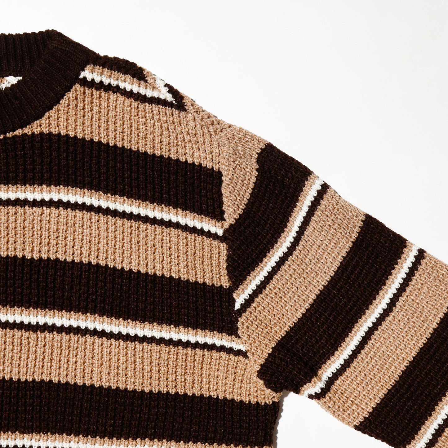 vintage waffle border sweater