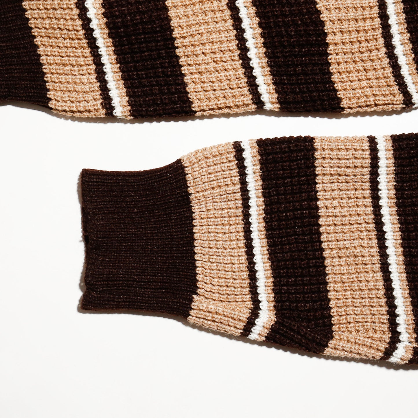 vintage waffle border sweater
