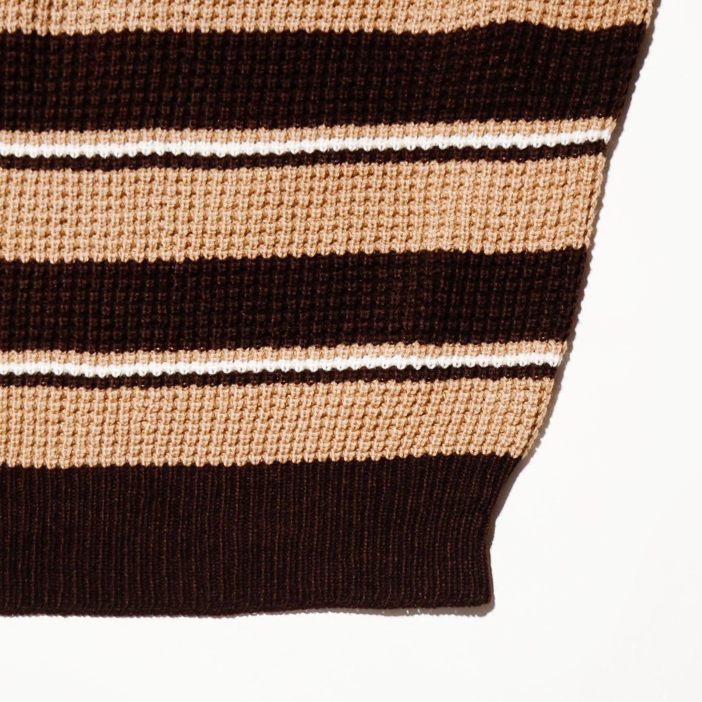 vintage waffle border sweater