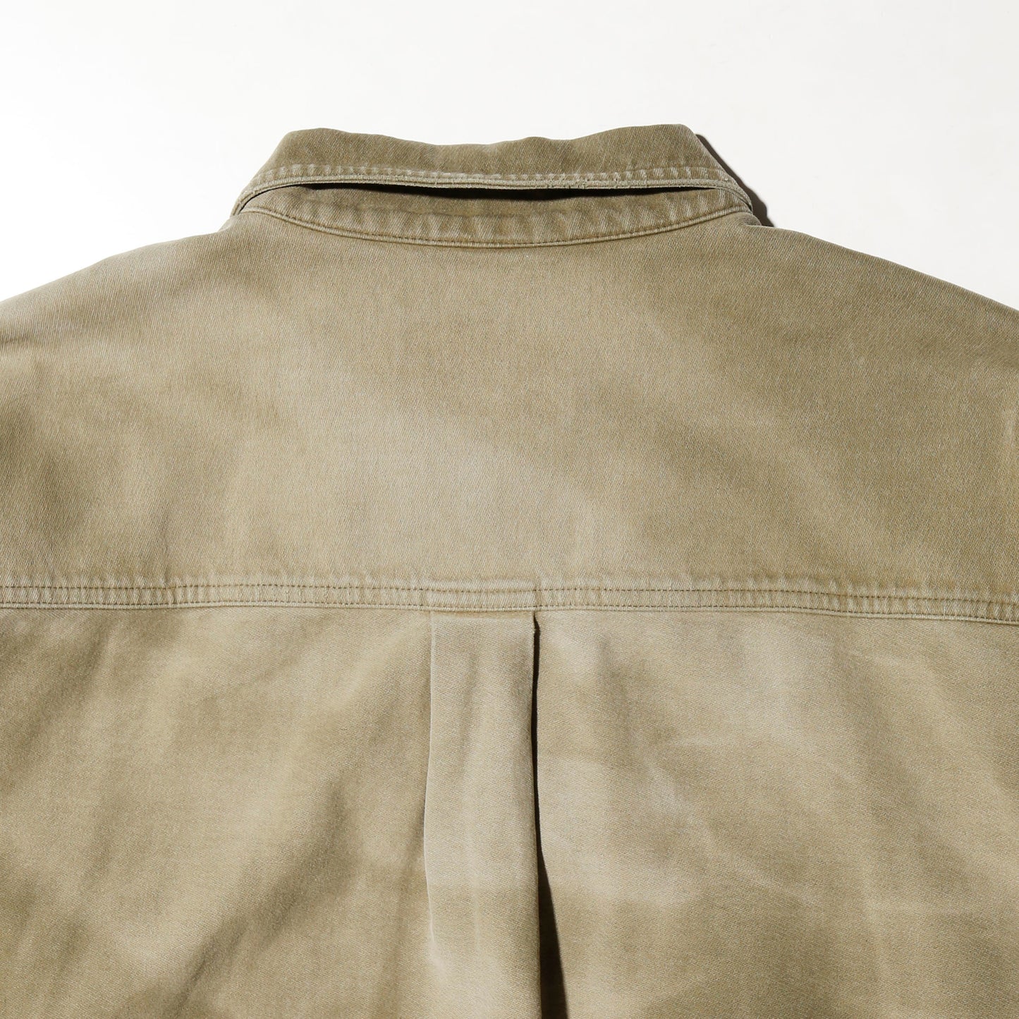 vintage distressed work jacket , with dogtag pin