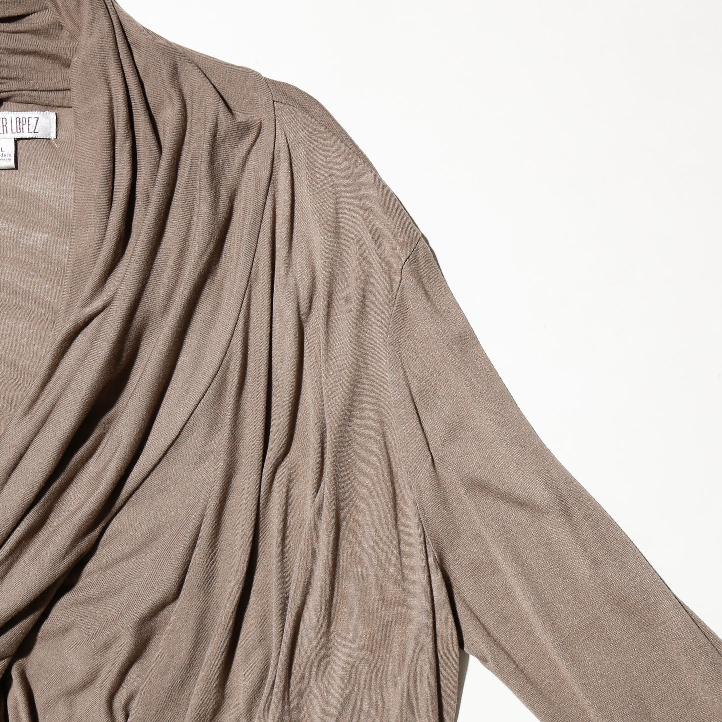 vintage twist drape pullover