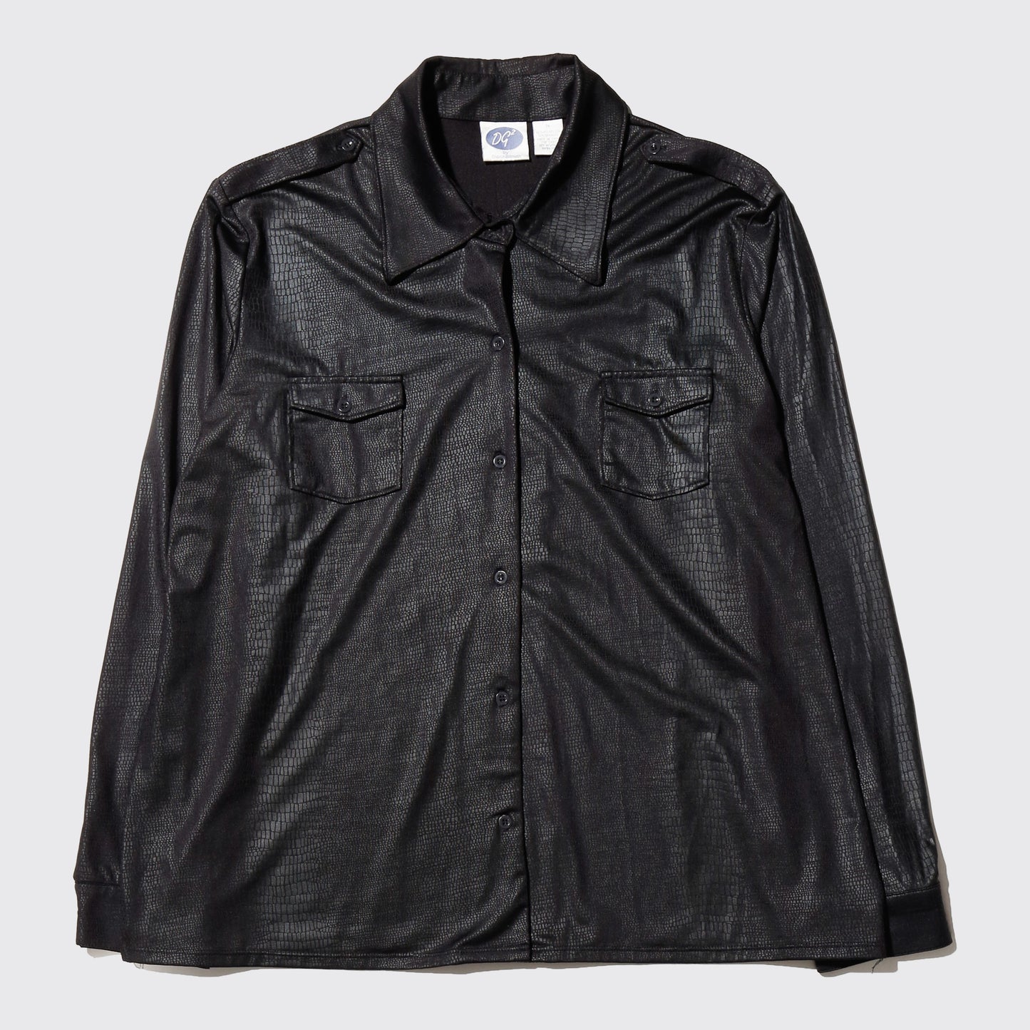vintage python epaulet shirt