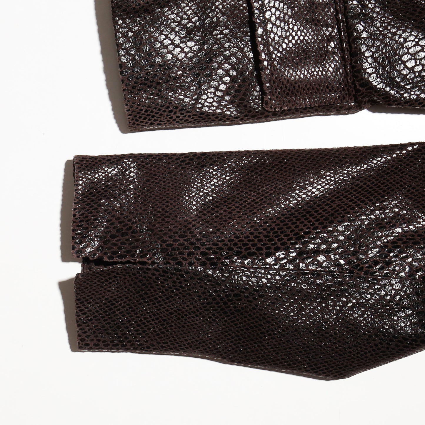vintage python leather spencer jacket