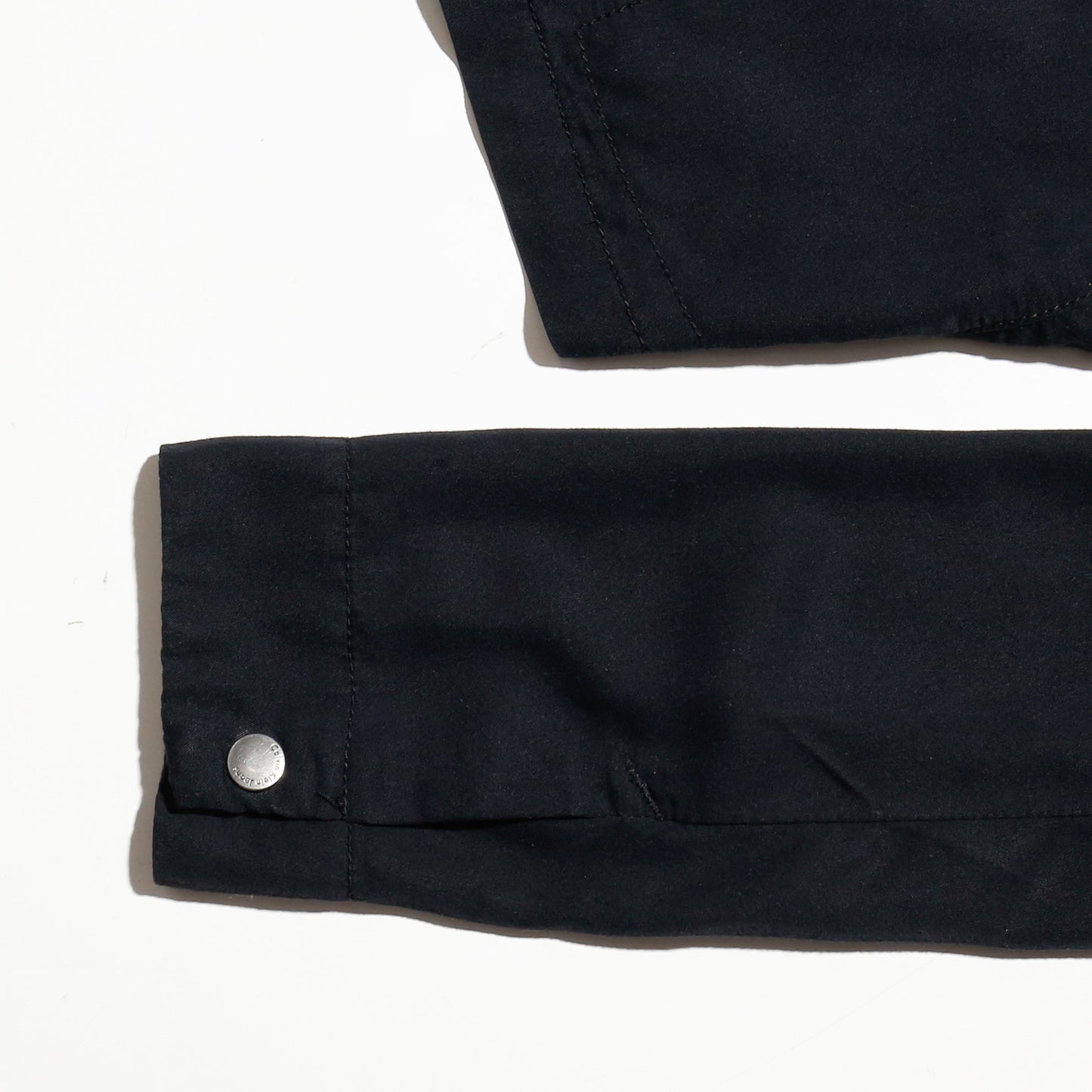 vintage calvin klein cropped drape shirt