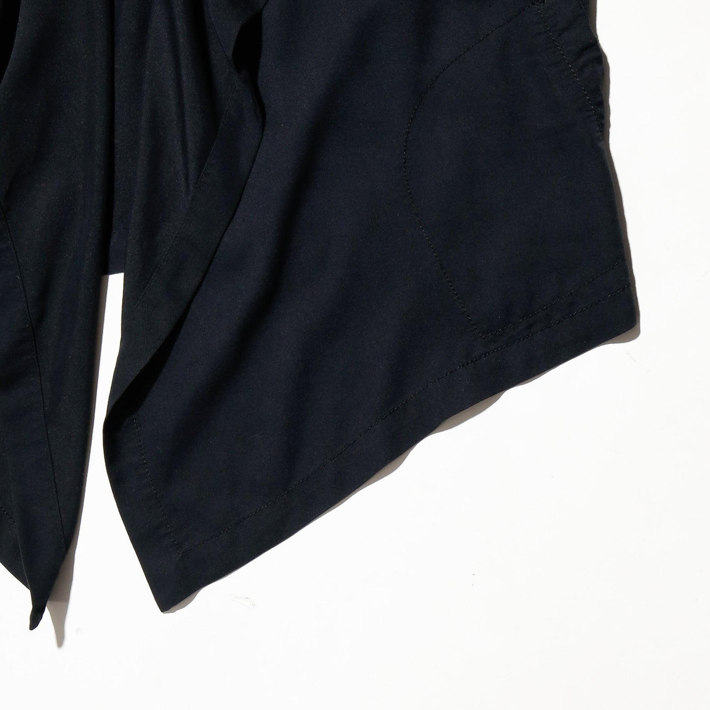 vintage calvin klein cropped drape shirt