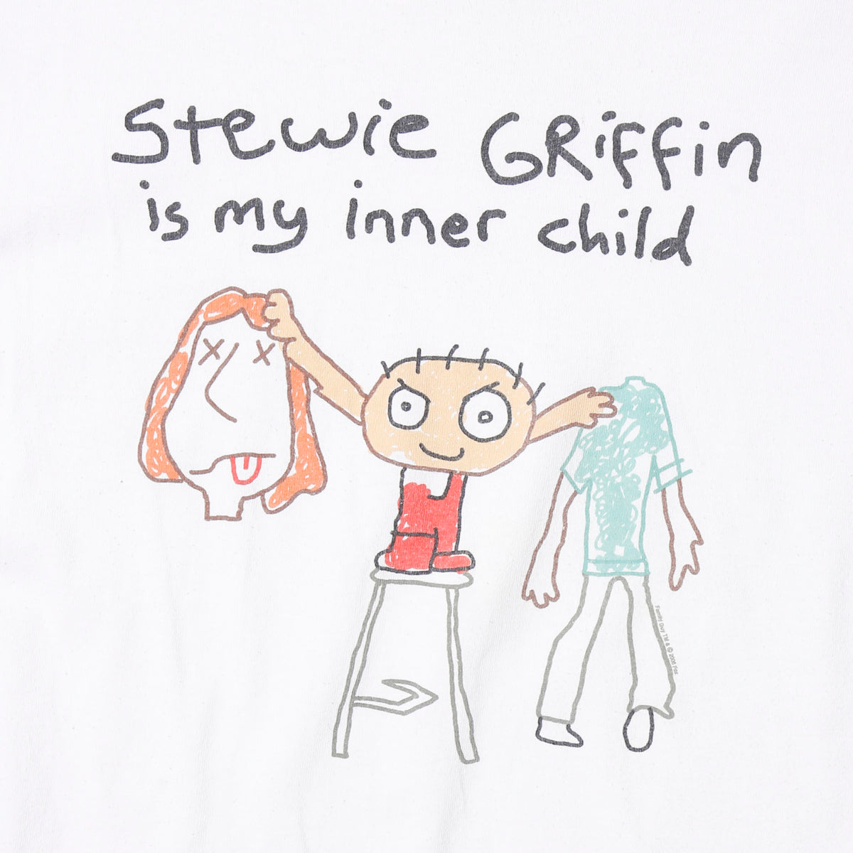 vintage family guy “stewie griffin is my inner child” t-shirt