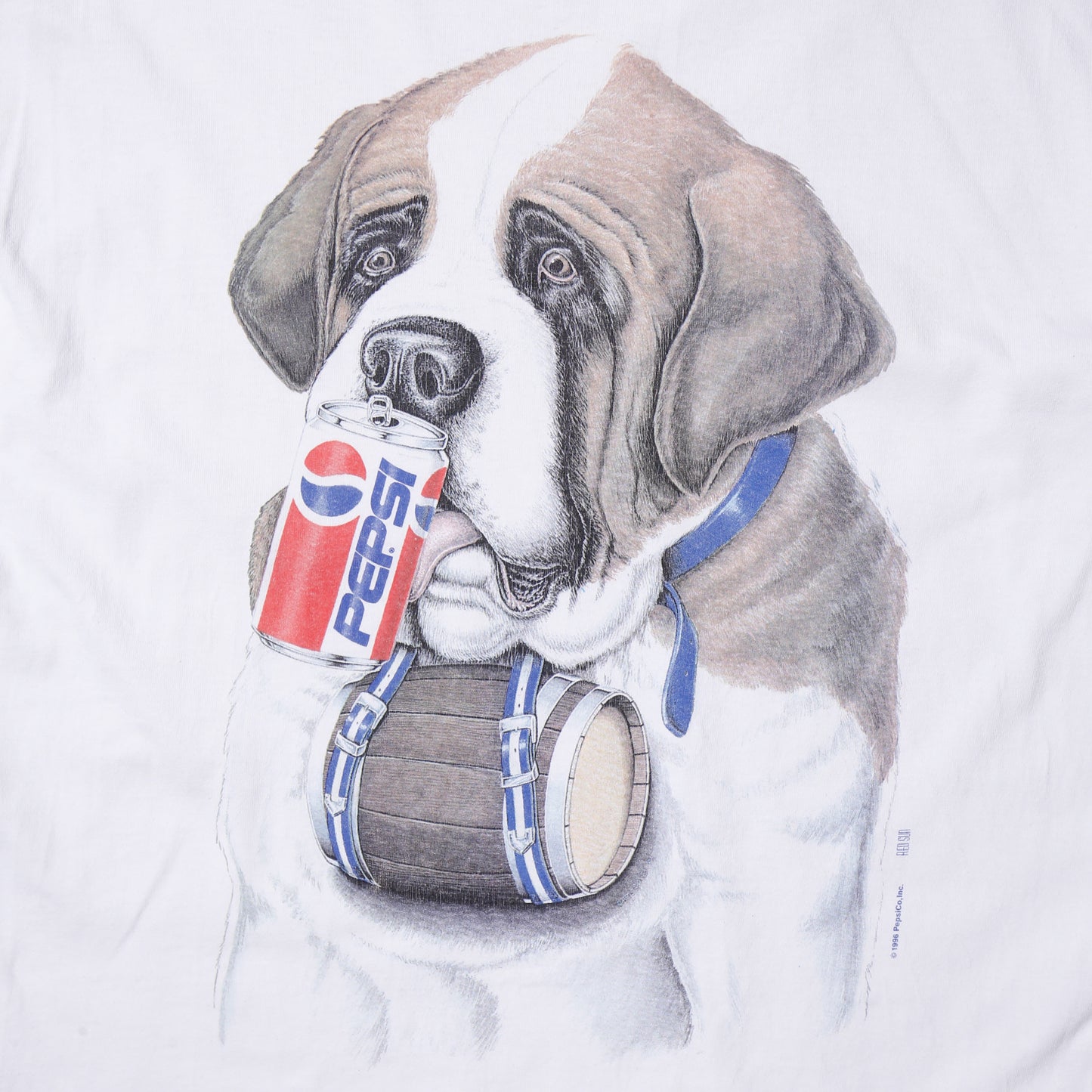 vintage 1996's pepsi cola great bernard t-shirt
