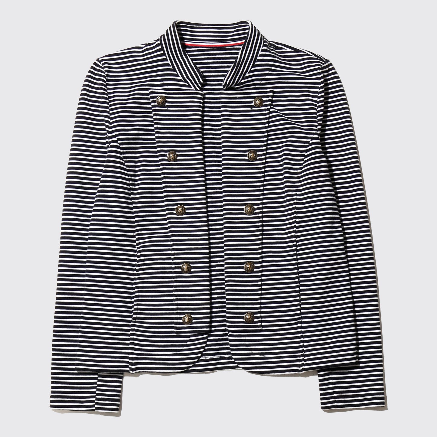vintage border cotton napoleon jacket