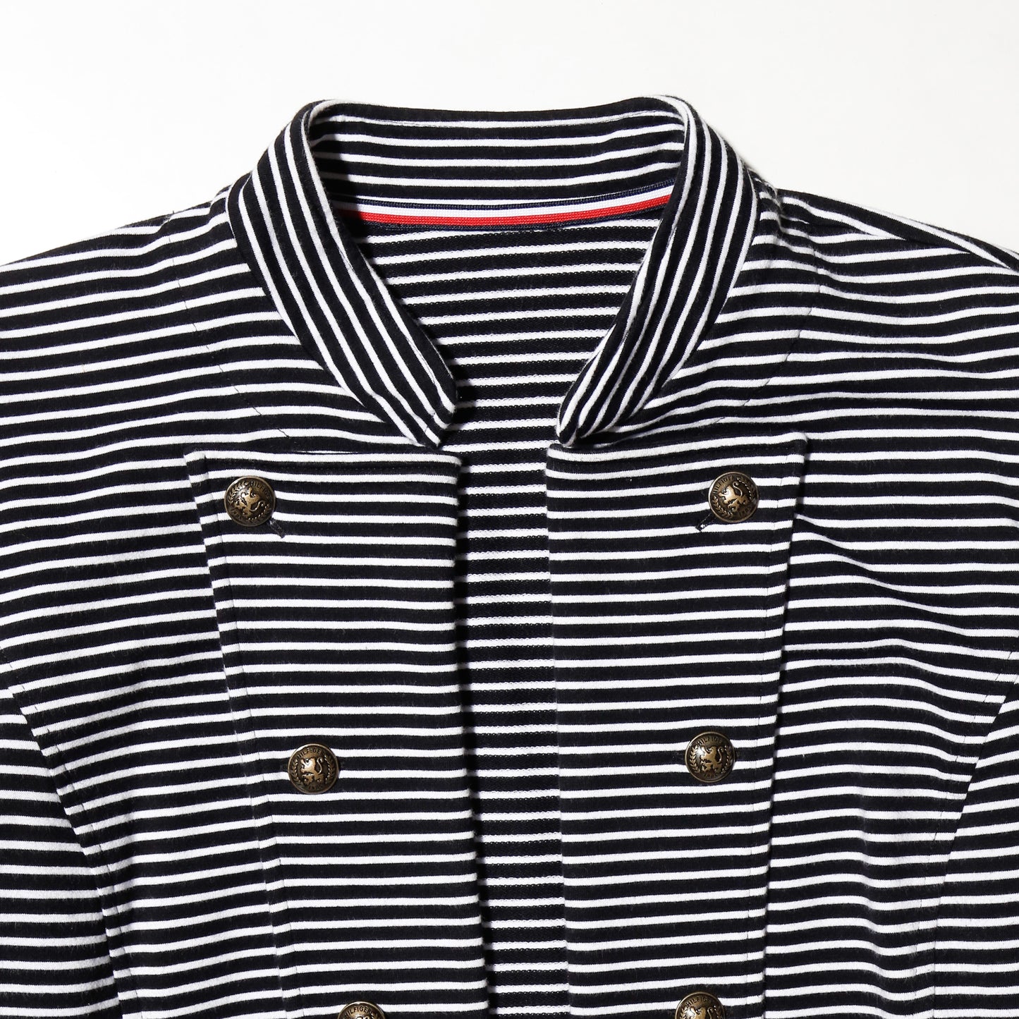 vintage border cotton napoleon jacket
