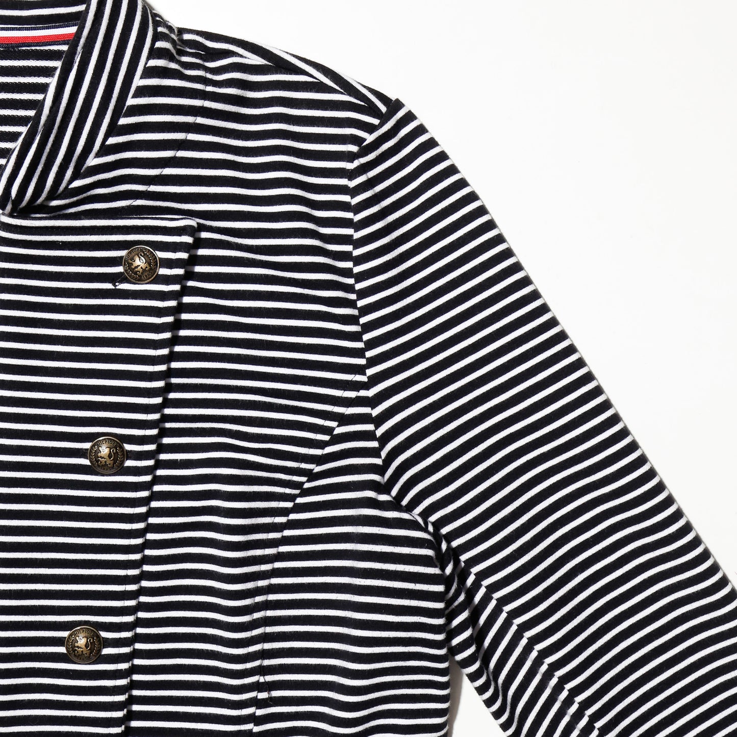 vintage border cotton napoleon jacket