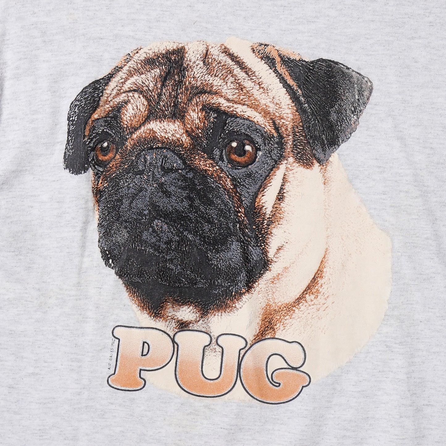 vintage 90's pug t-shirt