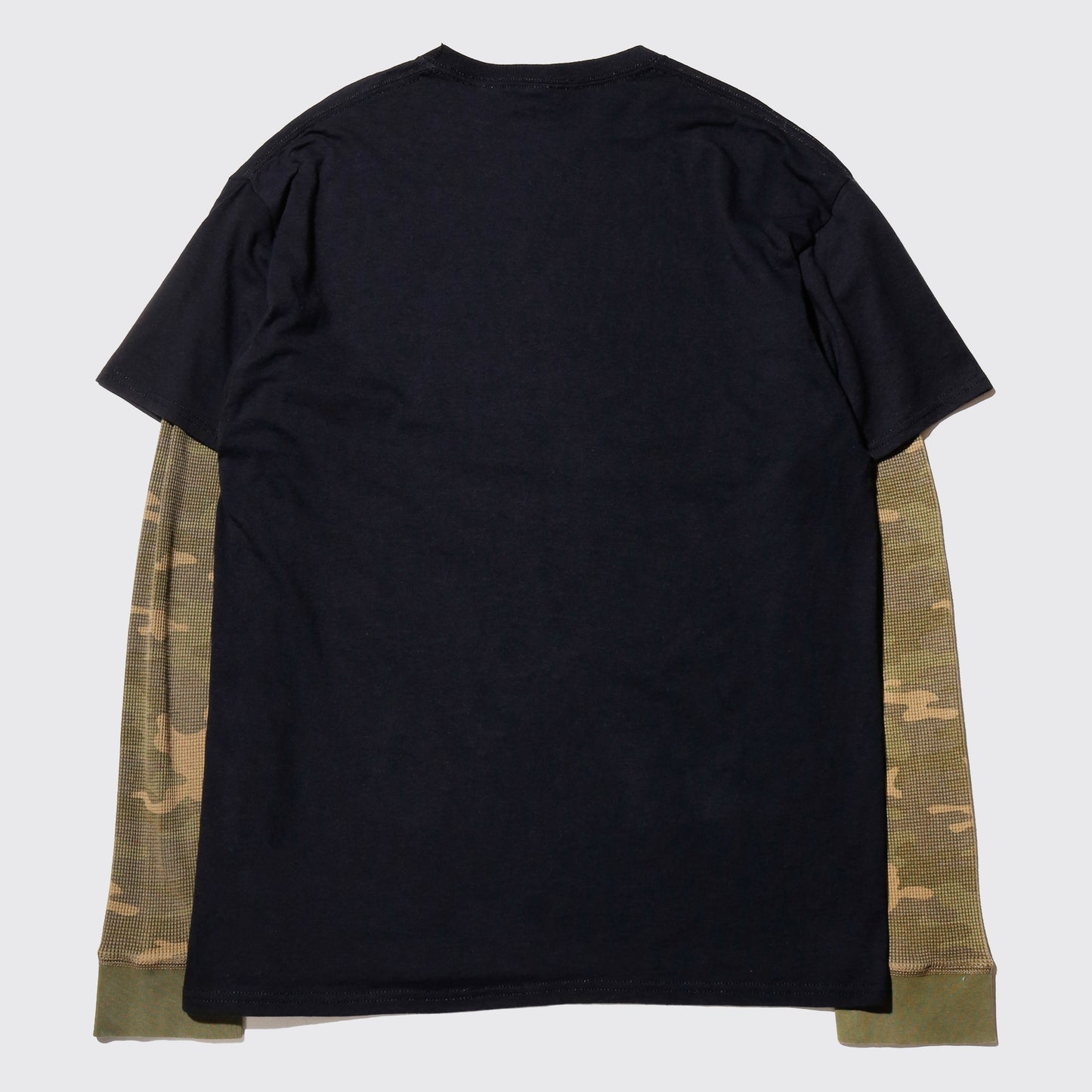 vintage thermal sleeve "how can I help you?" t-shirt