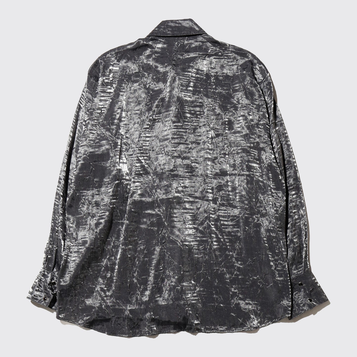 vintage wrinkle metalic shirt