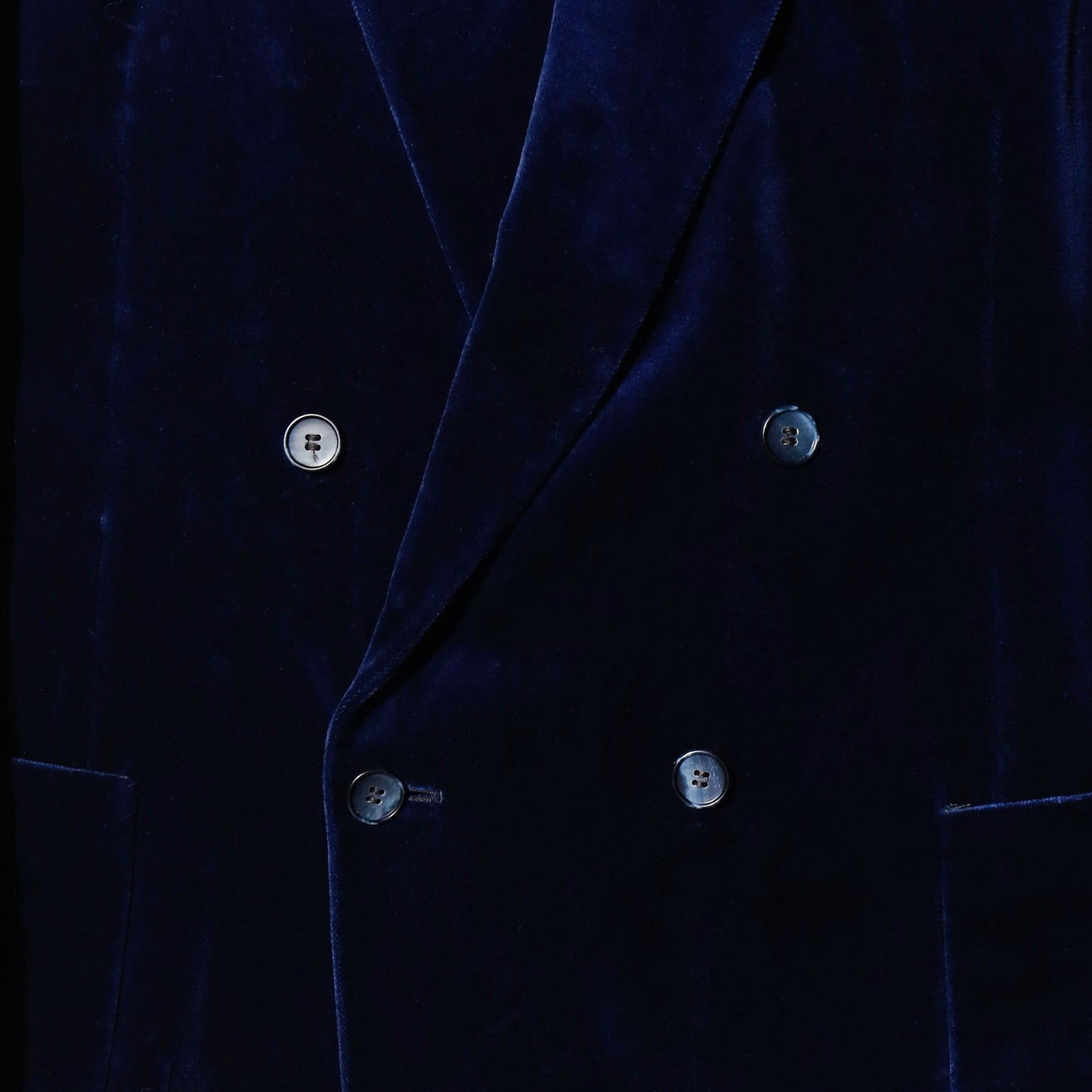 vintage euro double breasted velvet tailored jacket