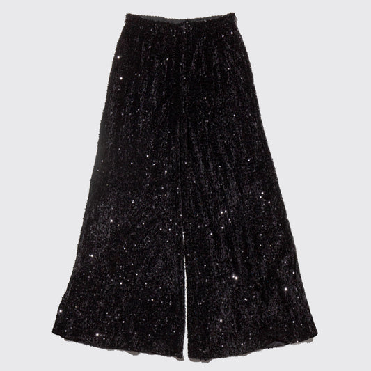 vintage spangle super wide pants