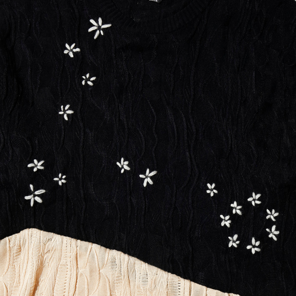 *one-off switched 3d knit h/s