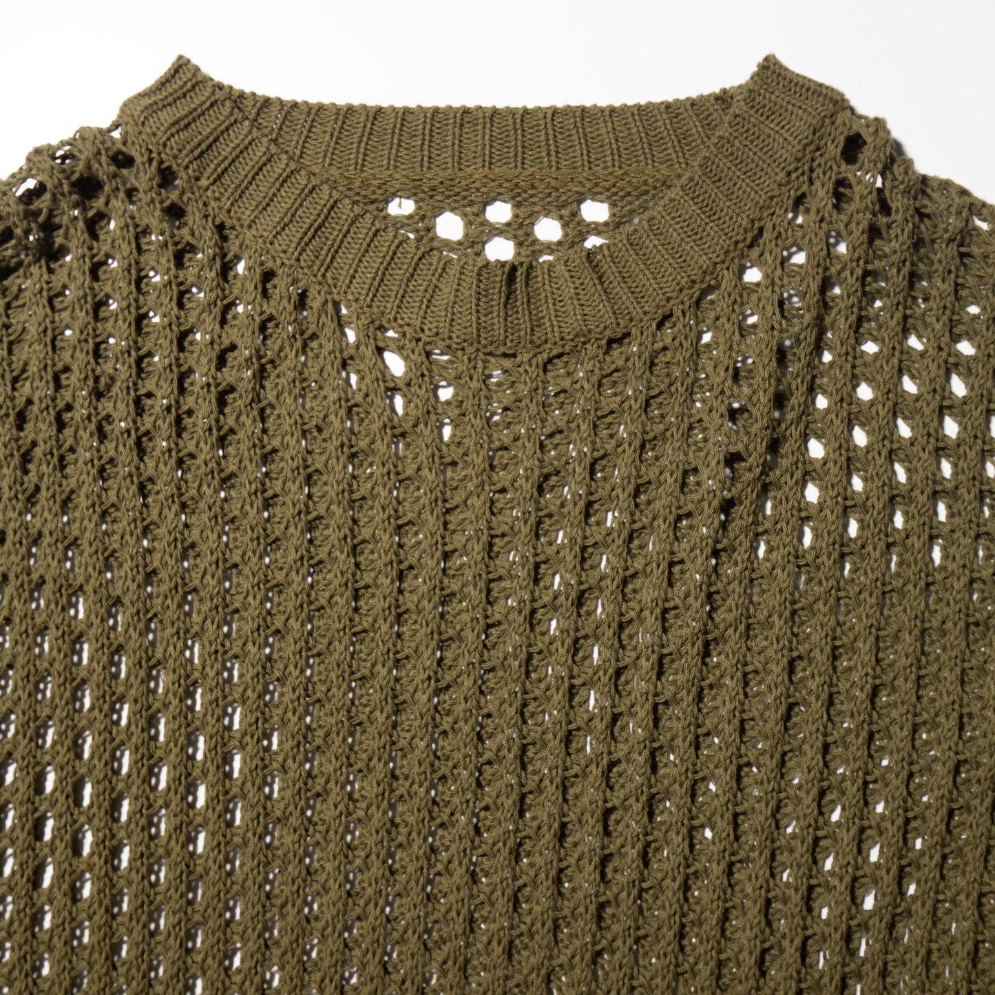vintage loose mesh knit sweater