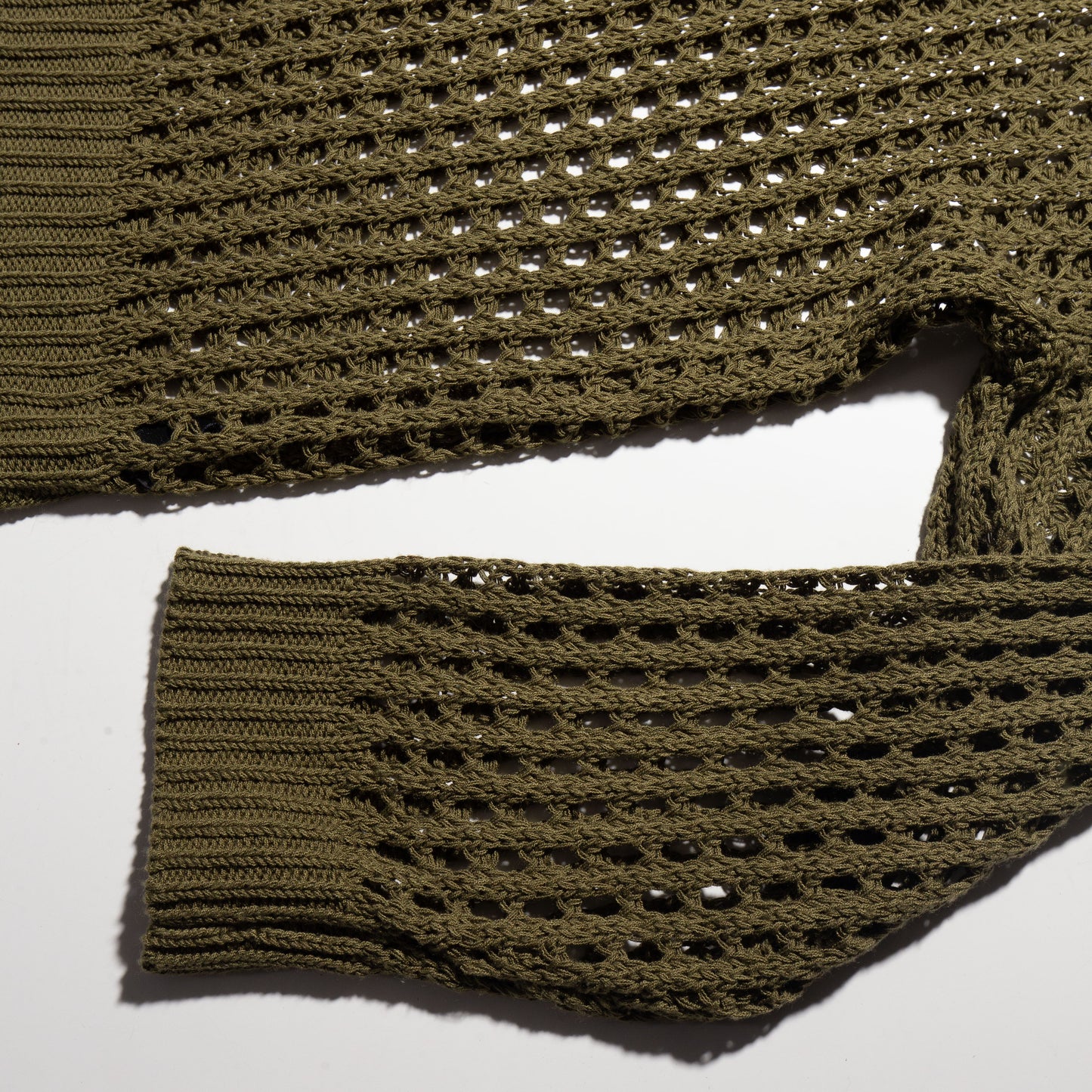 vintage loose mesh knit sweater