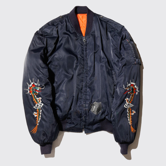 vintage 79-80's west-pac souvenir bomber jacket