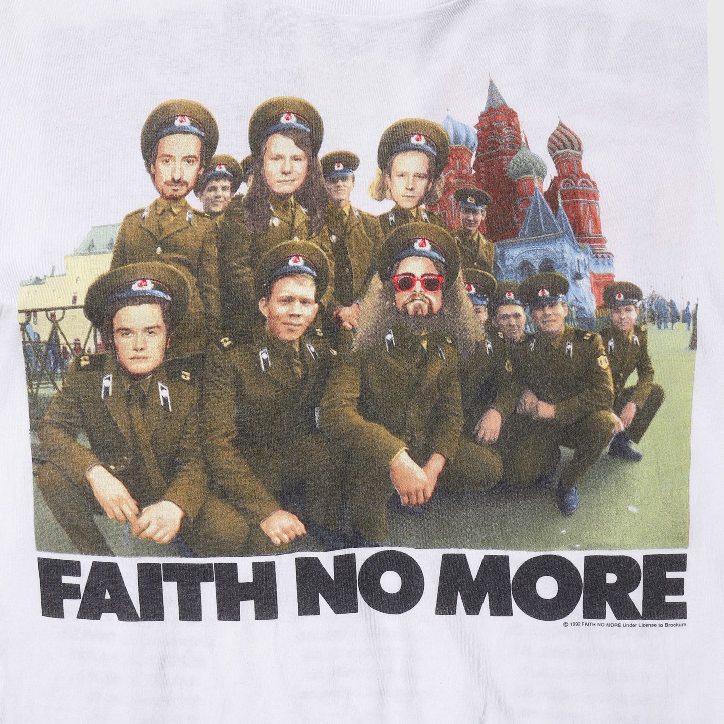 vintage 1992's Faith No More "midlife crisis" tour t-shirt