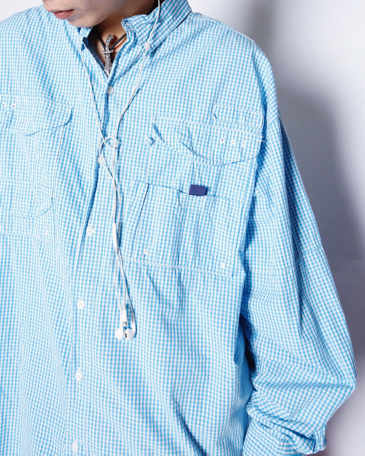vintage columbia pfg gimgam check fishing shirt