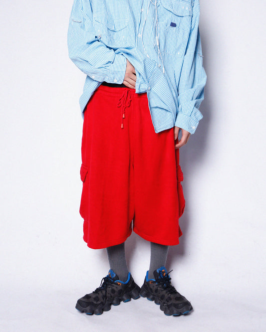vintage 00's dream usa wide sweat cargo shorts