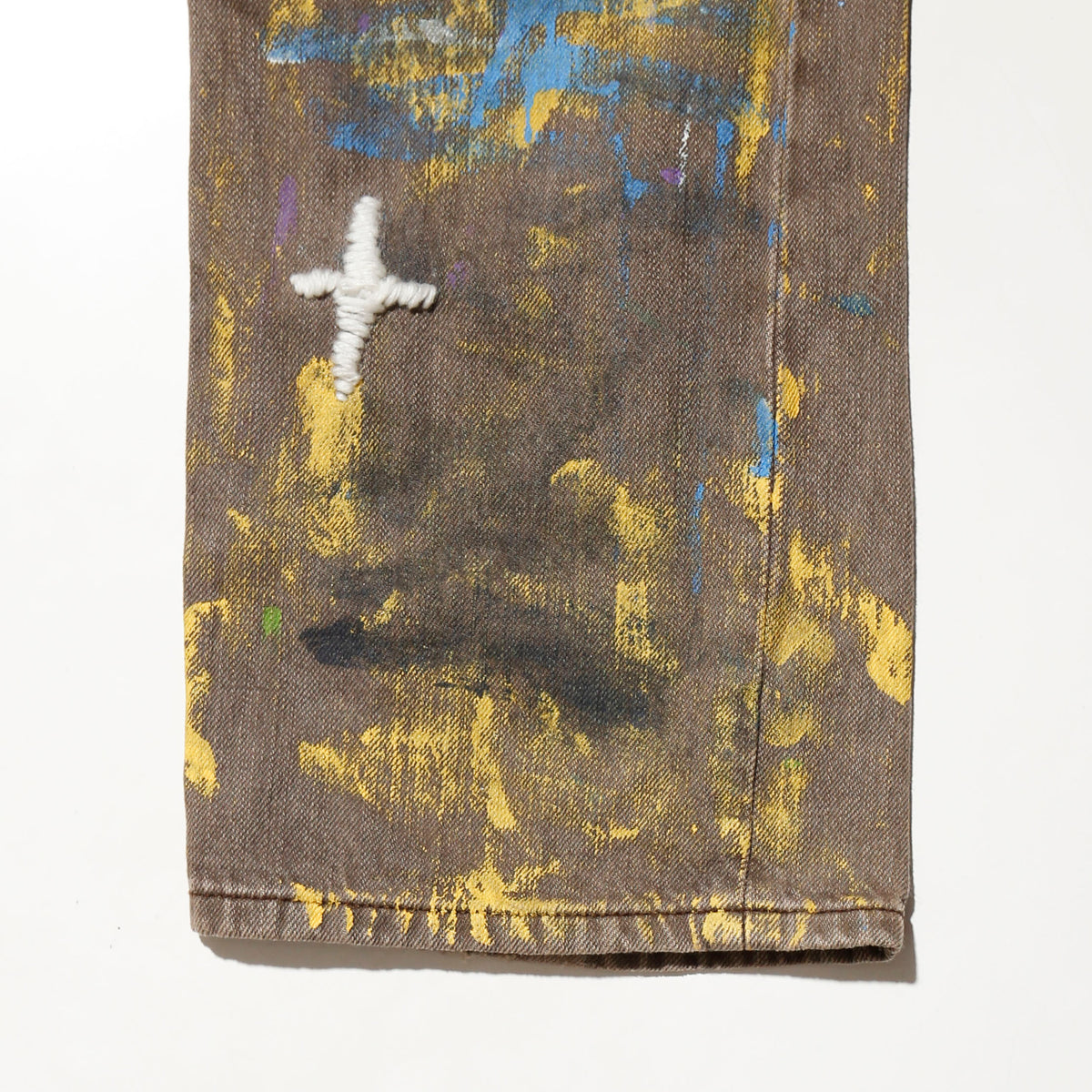 *one-off craft painted trousers