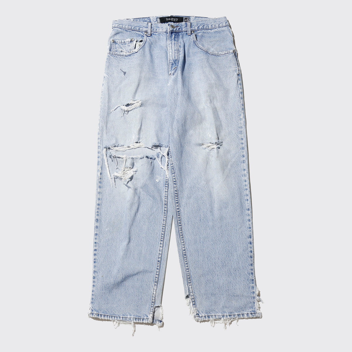 vintage 90's levi's silver tab baggy crush jeans