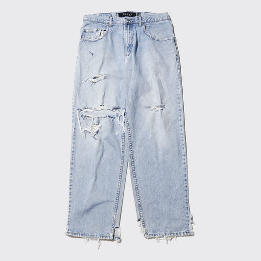 vintage 90's levi's silver tab baggy crush jeans