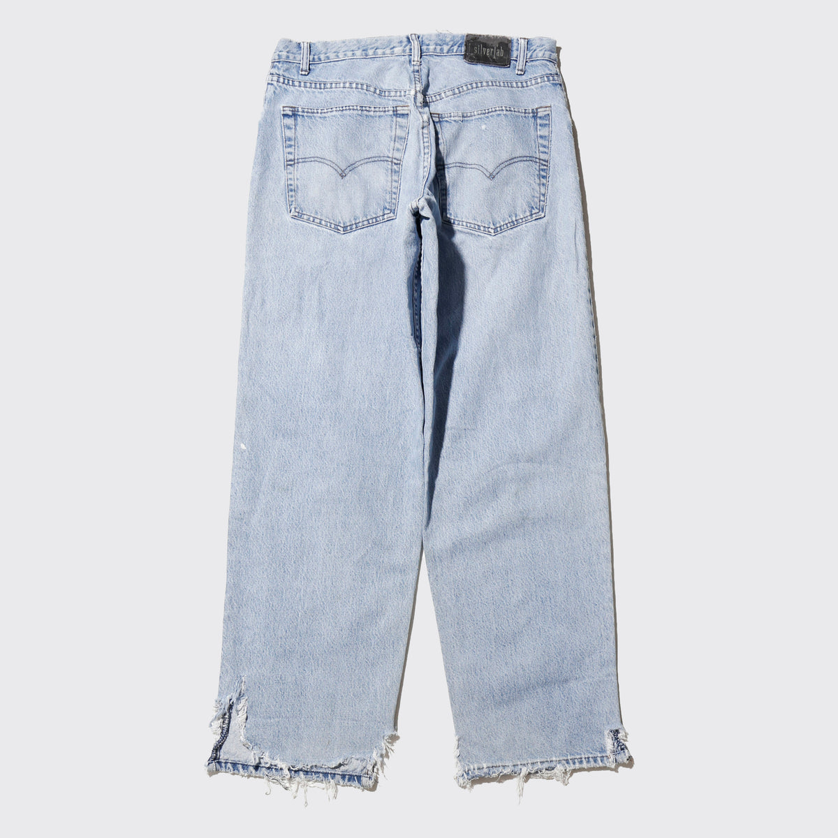 vintage 90's levi's silver tab baggy crush jeans
