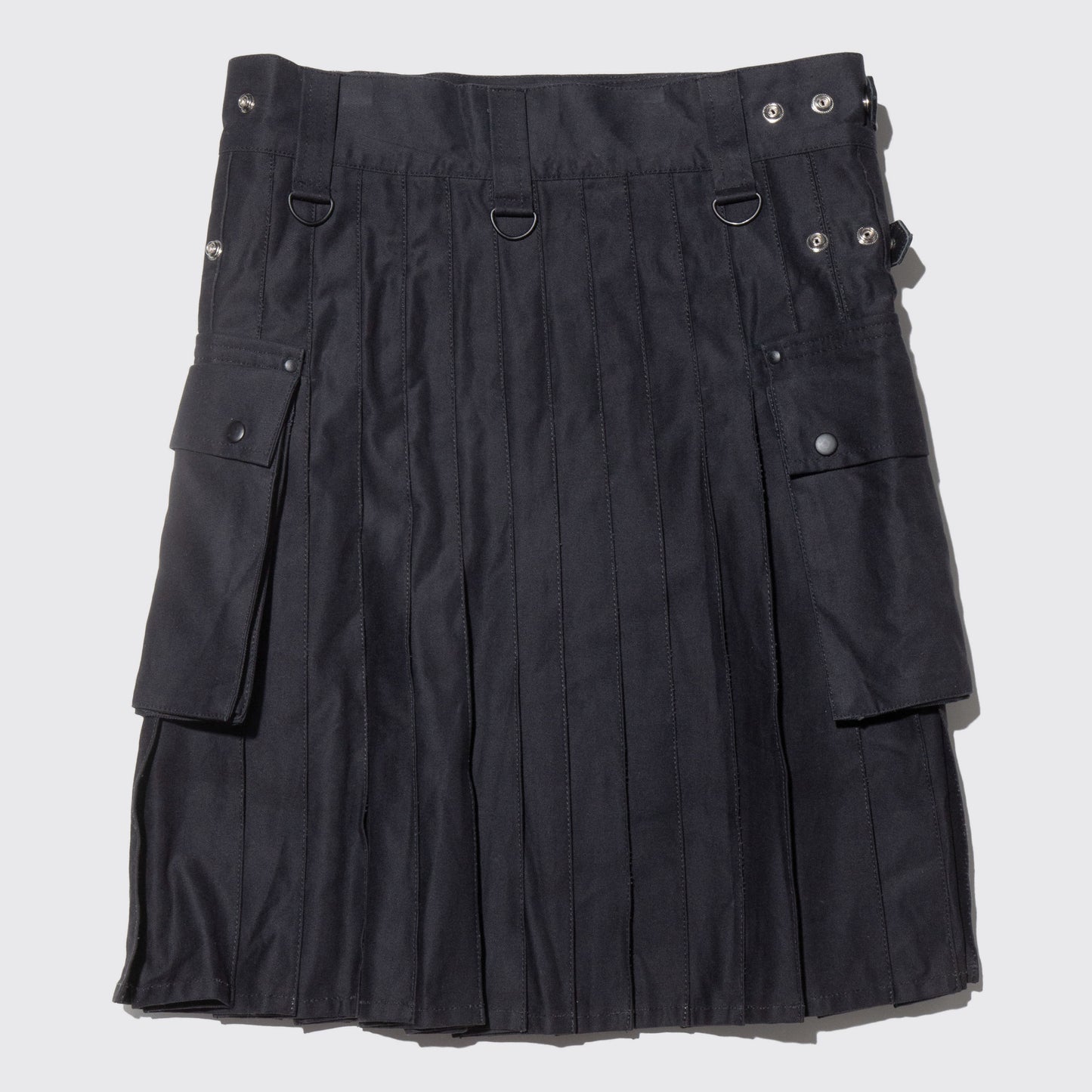 vintage utility pleats wrap skirt