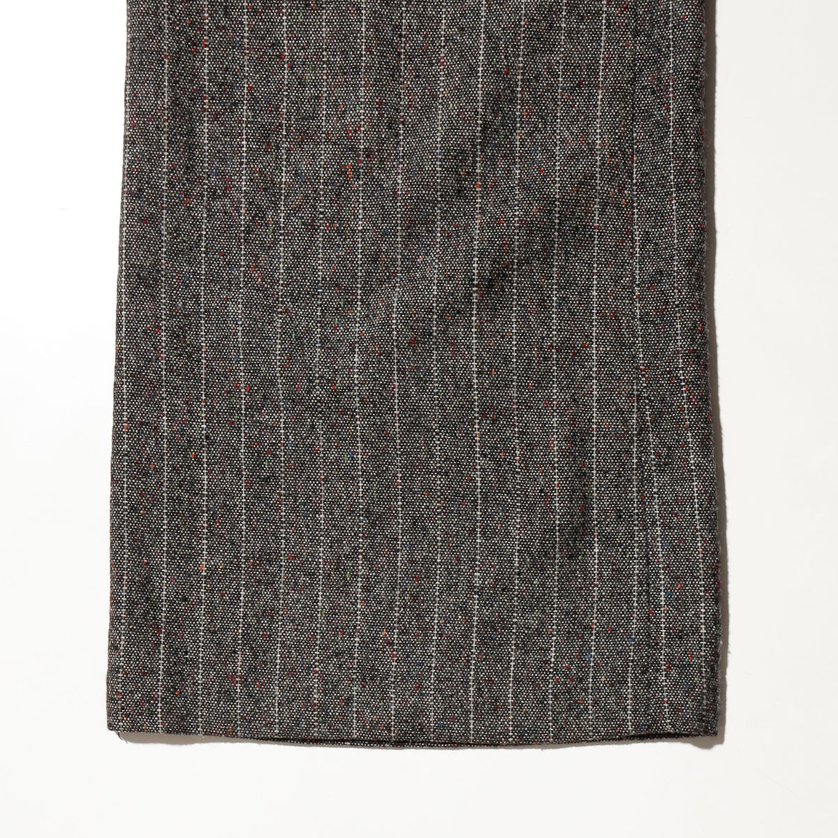 vintage low rise nep stripe wool slacks