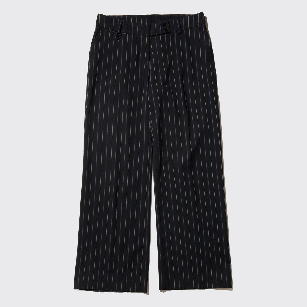 vintage low rise stripe wide slacks