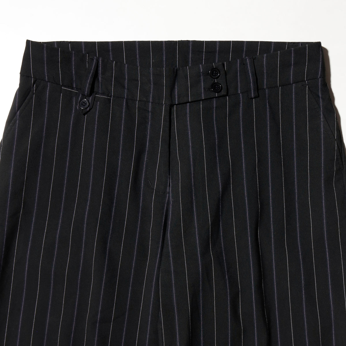vintage low rise stripe wide slacks