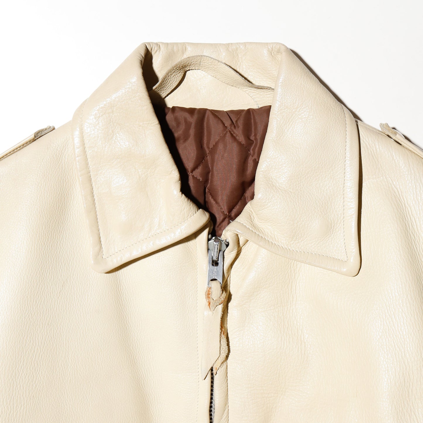 vintage 70's single leather riders leather jacket
