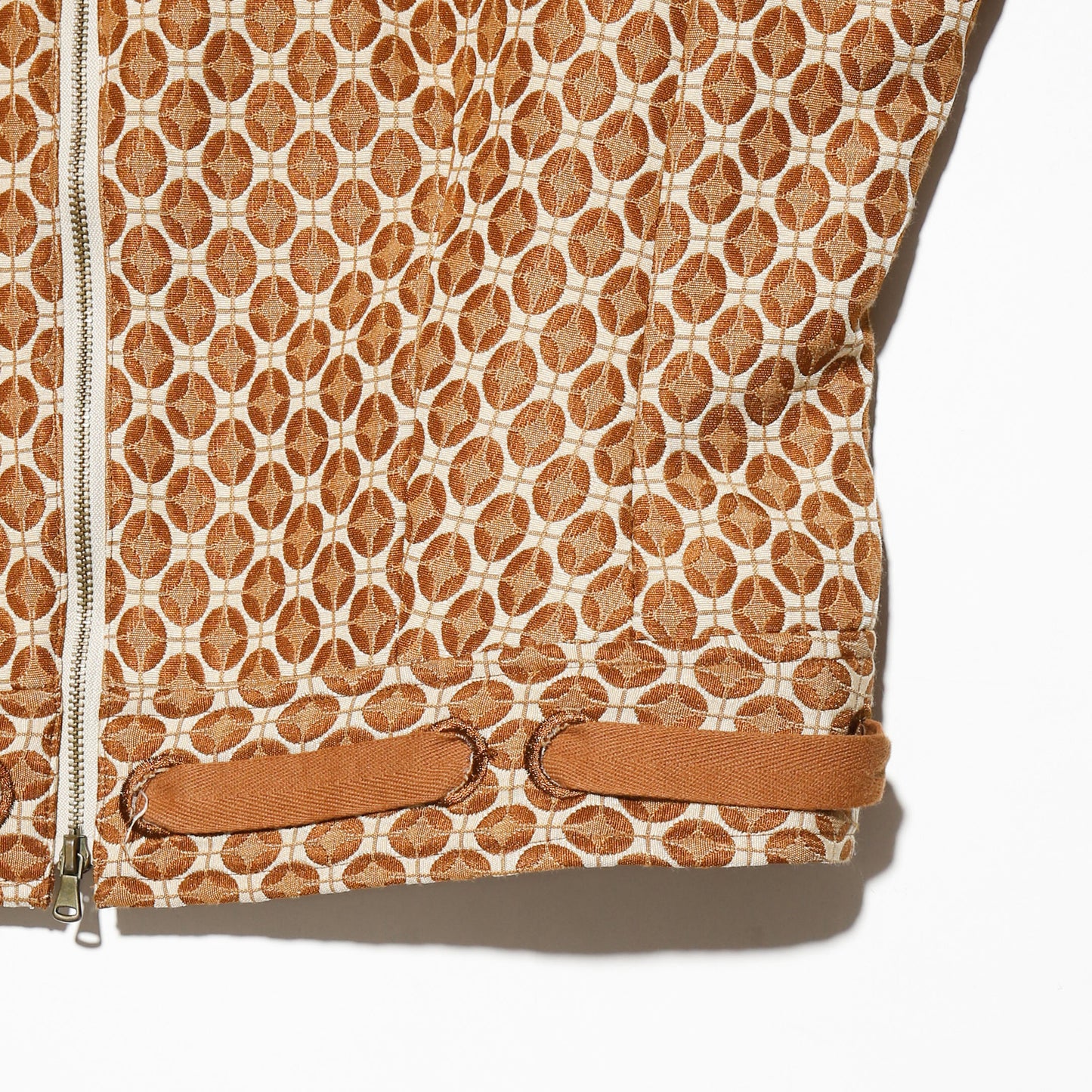 vintage cropped jaquard jacket