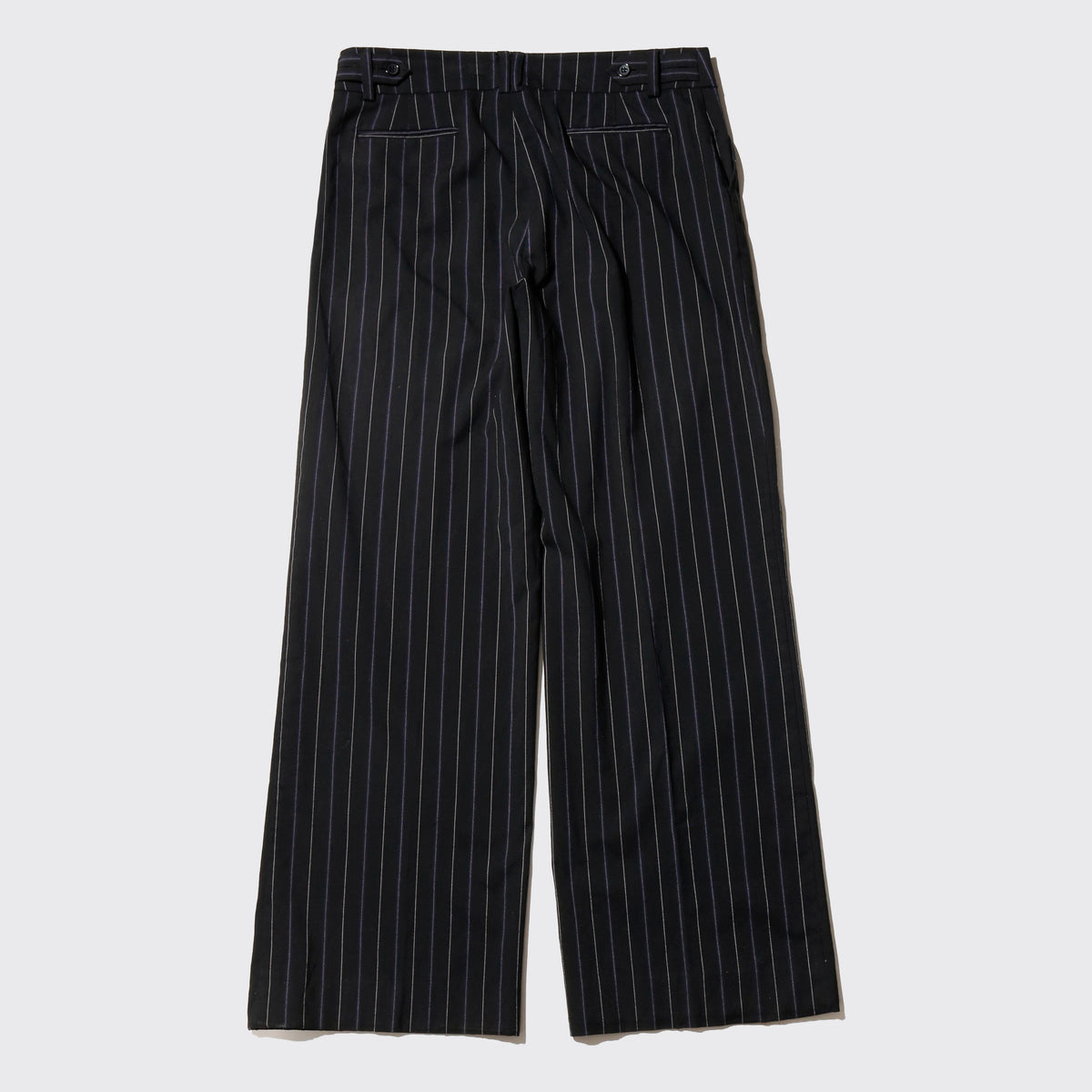 vintage low rise stripe wide slacks