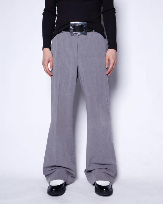 vintage low rise wide slacks