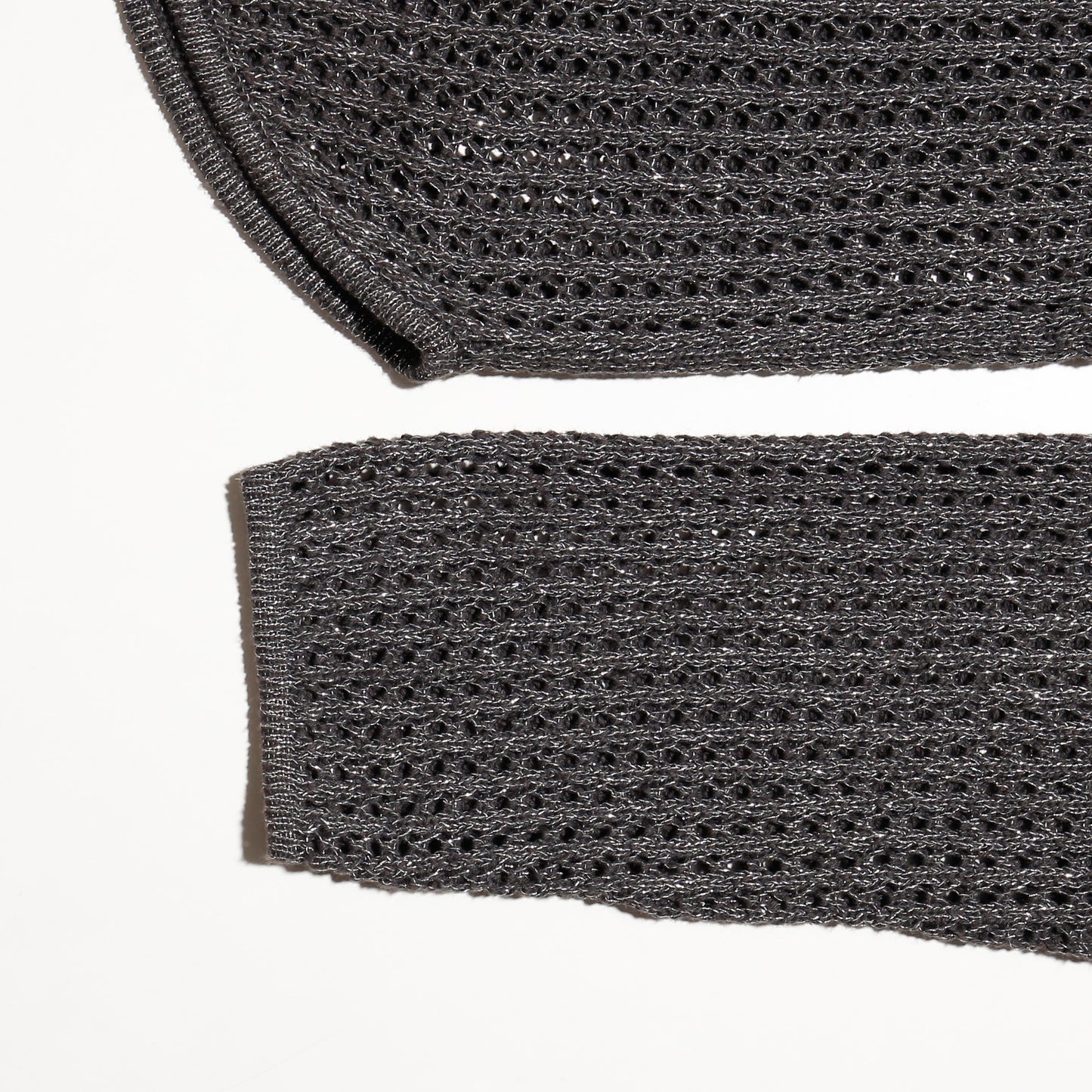 vintage lame fishnet sweater
