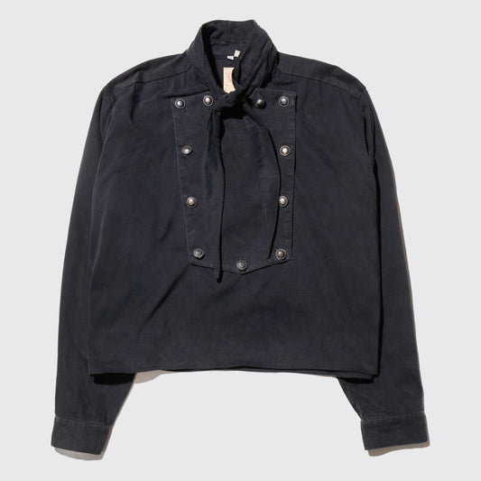 *one-off cropped bowtie cavalry shirt