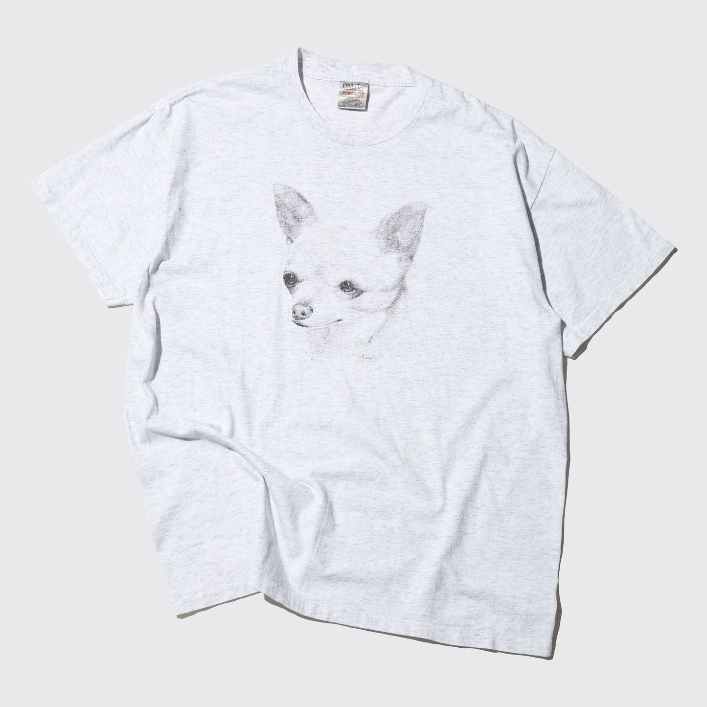 vintage 90's chihuahua t-shirt *body-onieta
